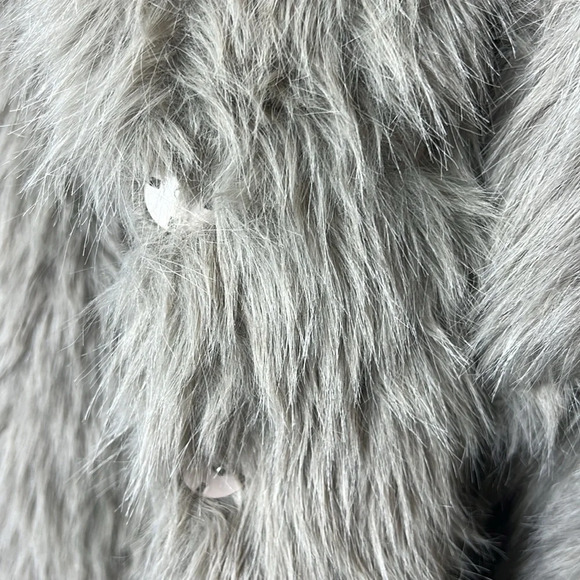 Faux Fur Shaggy Retro Y2K Coat - Picture 6 of 15